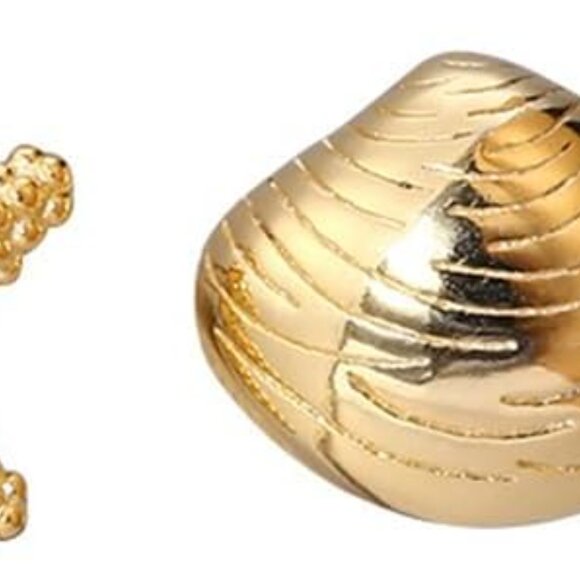 4pcs Ocean Sea Theme Starfish Shell Pearl Conch Earrings Set in Hypoallergenic S - Picture 1 of 6